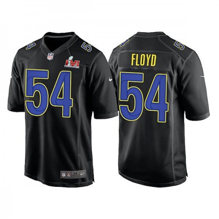 Maillot Los Angeles Rams Leonard Floyd 54 Game Noir 2022 Super Bowl LVI - Homme